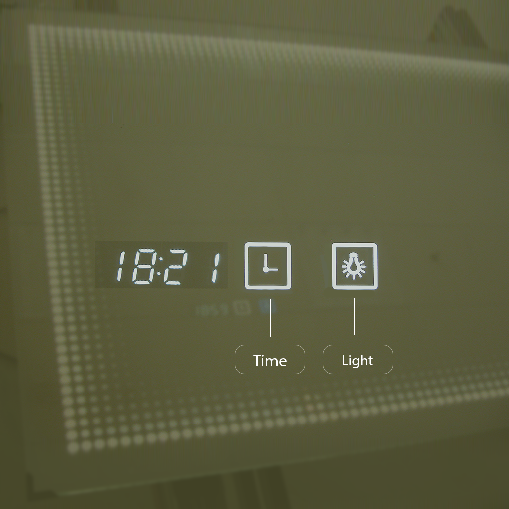 Greek Pattern LED mirror – Ambilight